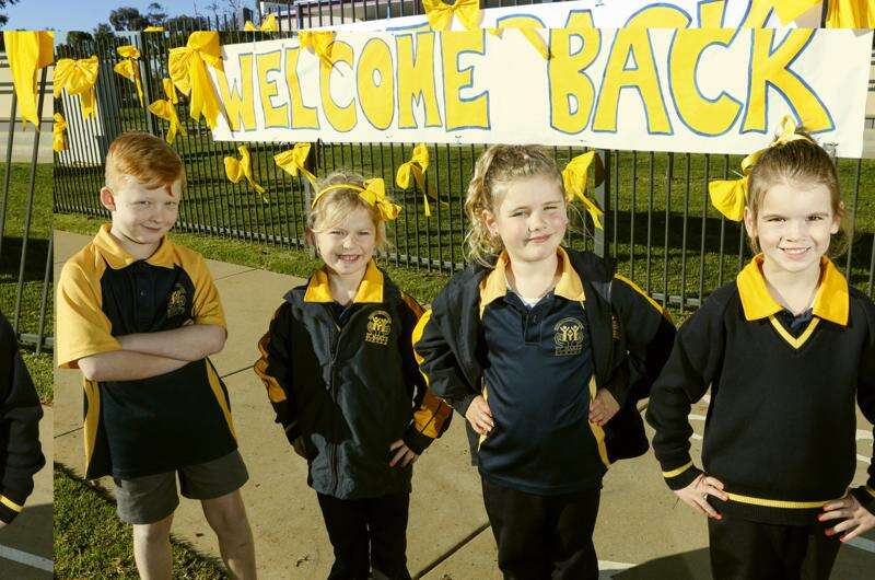 Students welcomed back to St Mary's in colourful way | Riverine Herald