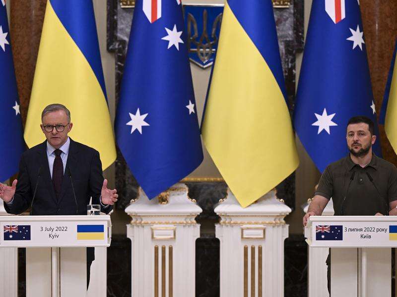 PM pledges more Ukraine aid during visit Dairy News Australia