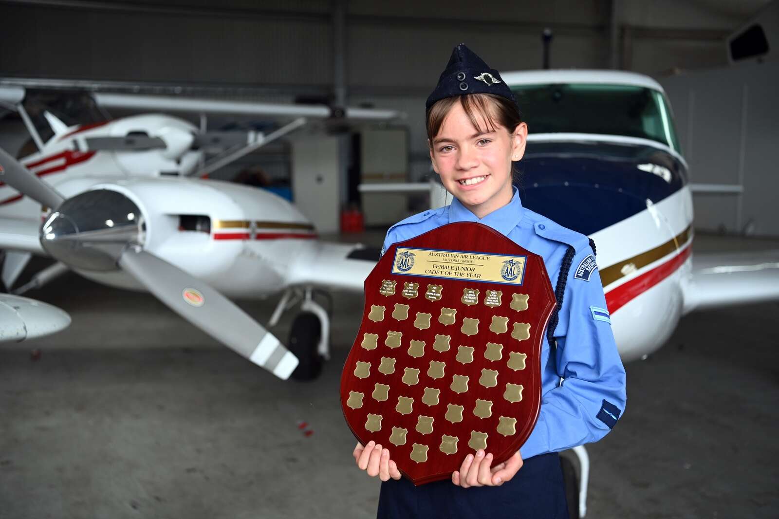 Shepparton cadet flying high after winning Australian Air League state title
