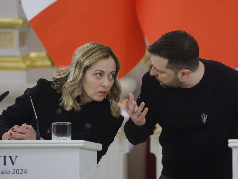 Italy and Canada sign security deals with Ukraine