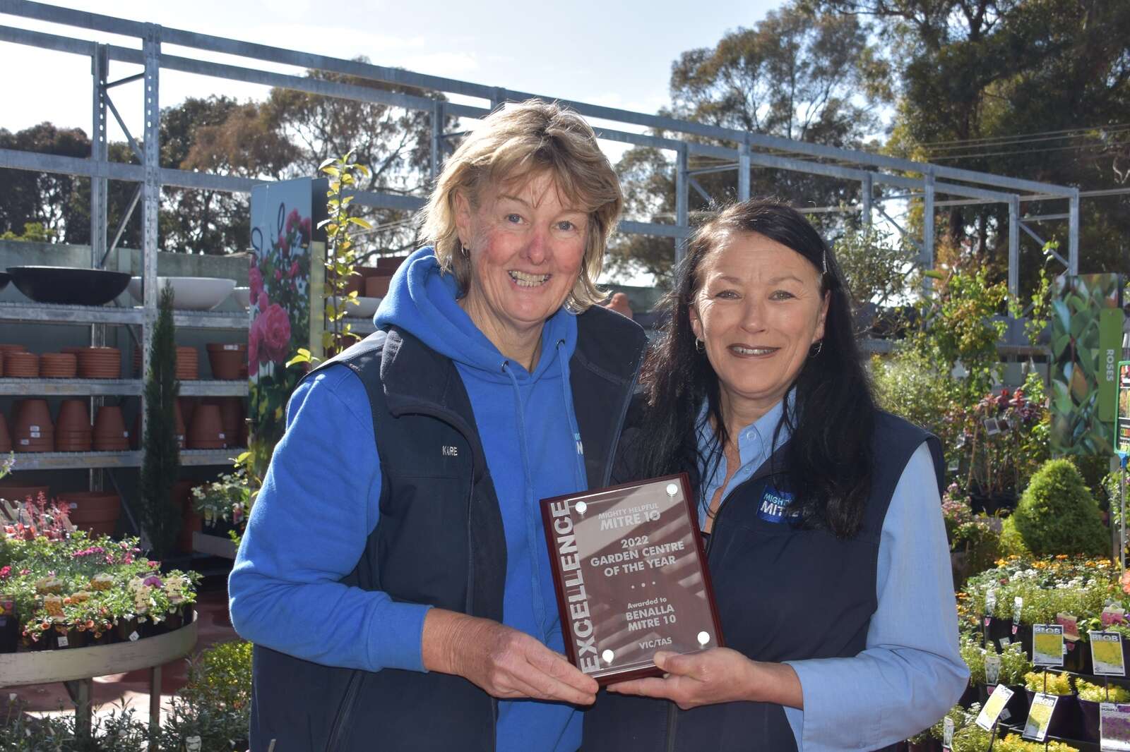 Benalla Mitre 10 named best of all its garden centres in Victoria and Tasmania