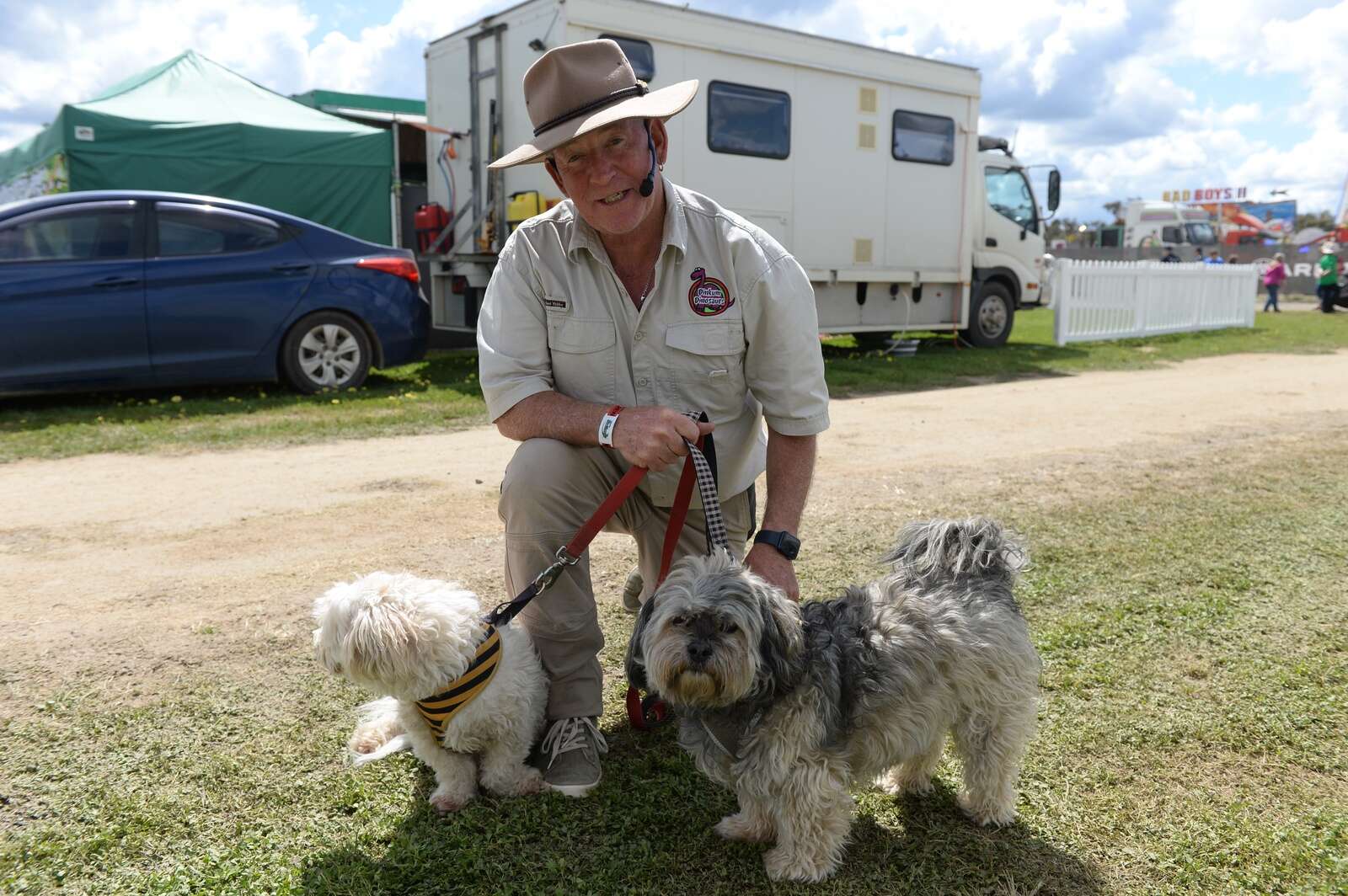 Dino dogs at Deni Ute Muster
