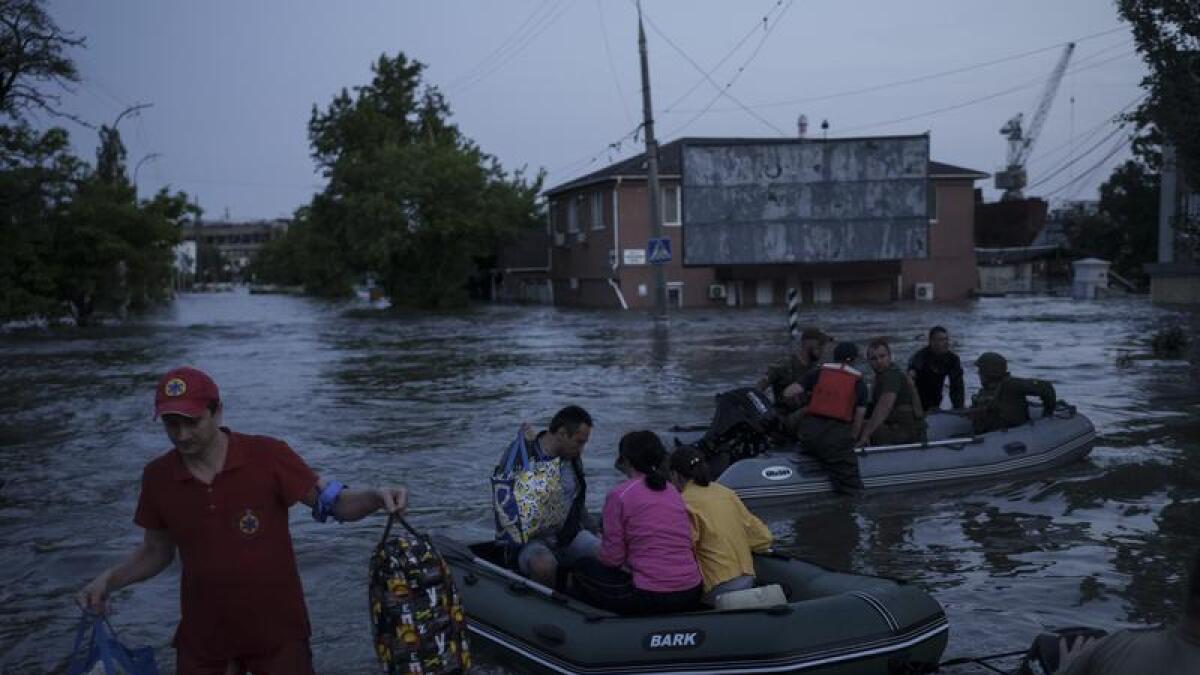 Ukrainians Face Worst Hazards As Floods Surge Through Kherson
