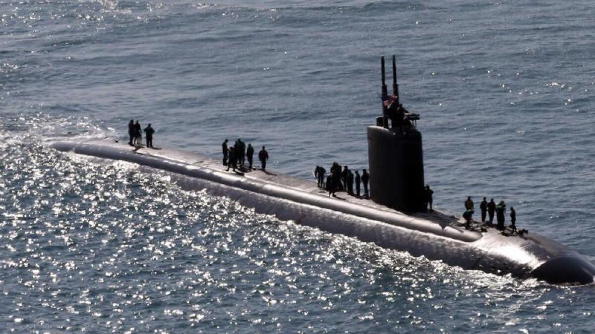 A file photo of a US submarine 