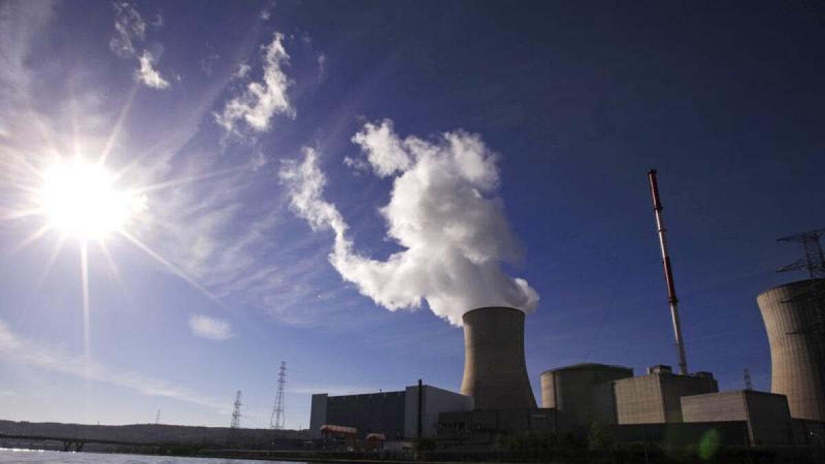 Electabel GDF Suez nuclear power plant in Tihange, Belgium