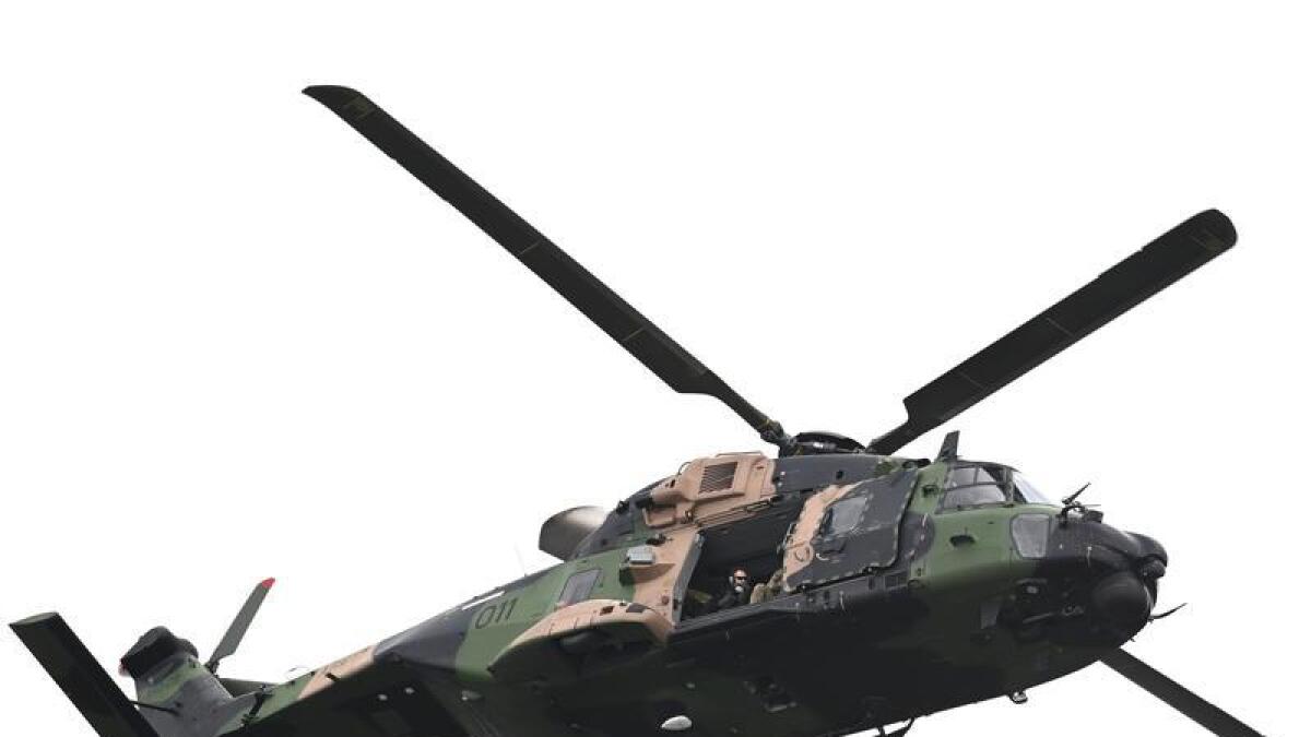 An Australian Army MRH90 helicopter