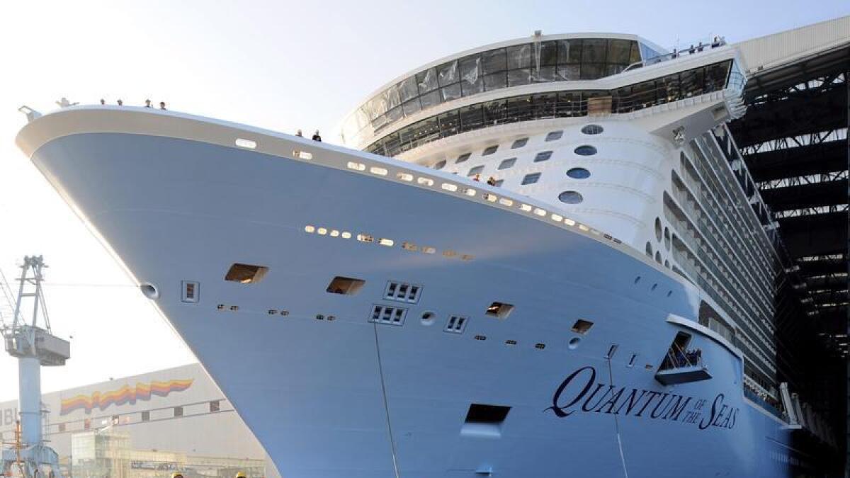 The Quantum of the Seas cruise ship.