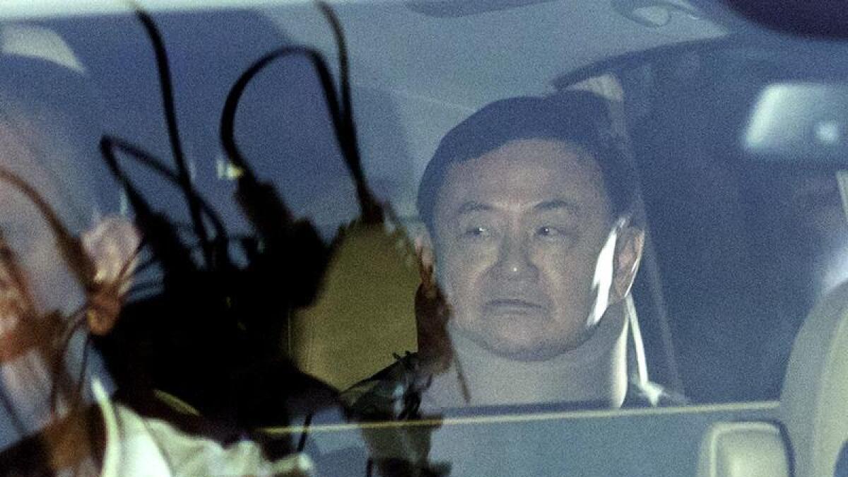 Former Thailand PM Thaksin Shinawatra