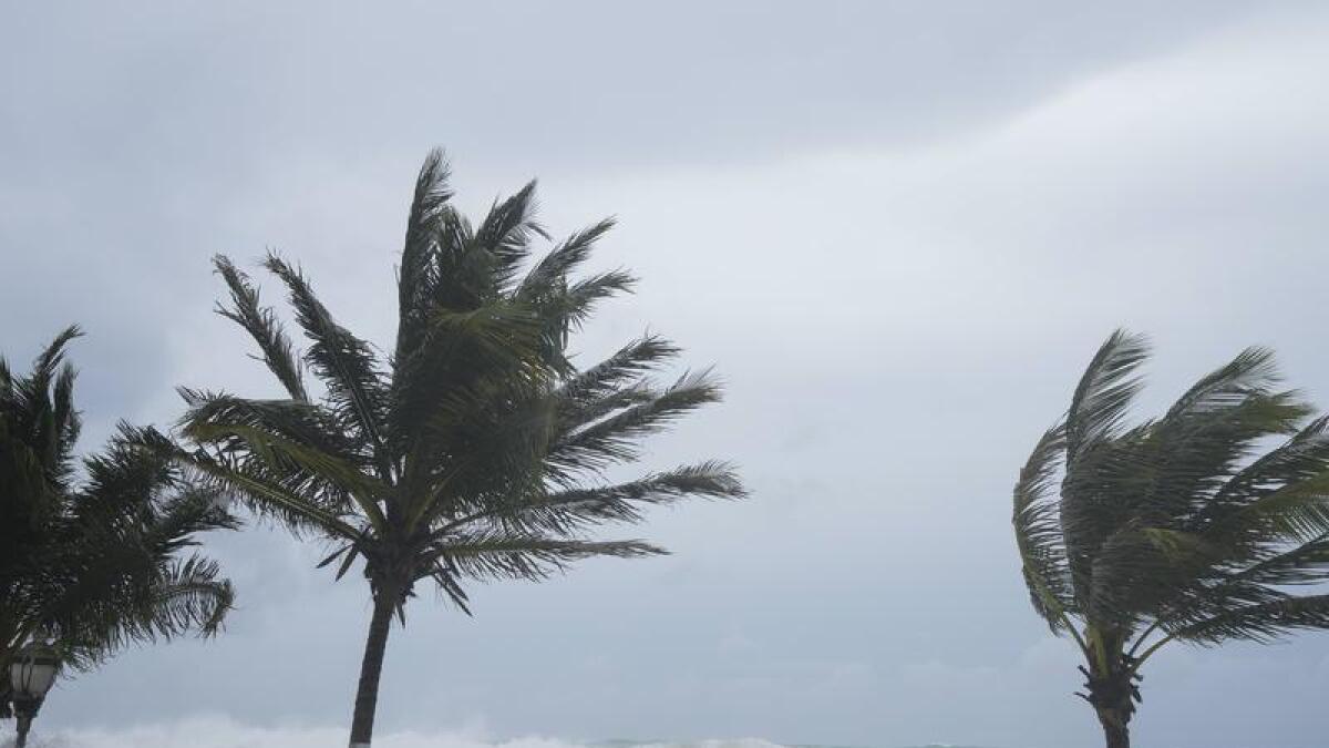 Hurricane Beryl passes through Hastings, Barbados