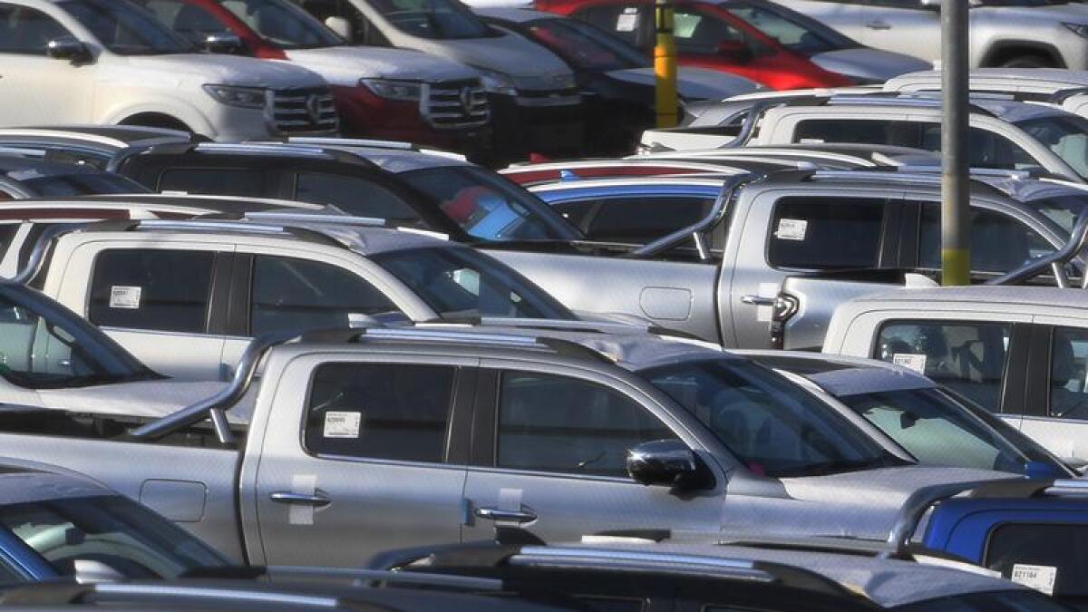 Thousands of car imports at Port Kembla
