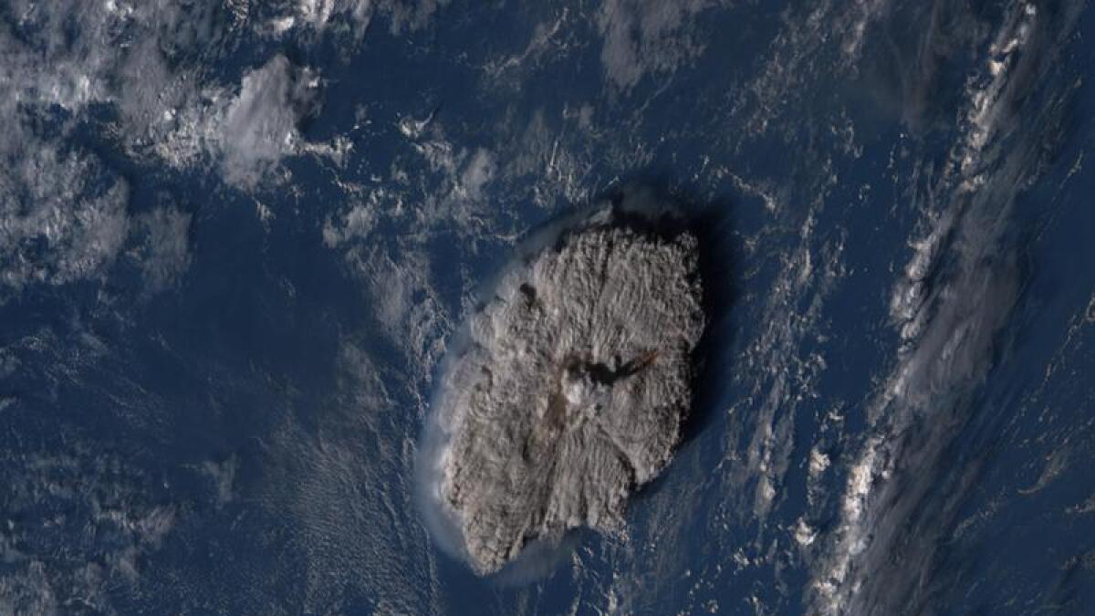 Tonga Volcano Eruption