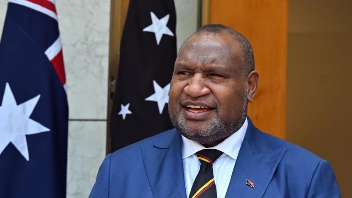 Papua New Guinea’s Prime Minister James Marape 