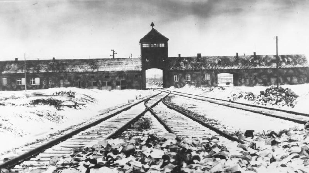 The concentration camp Auschwitz-Birkenau in Poland.