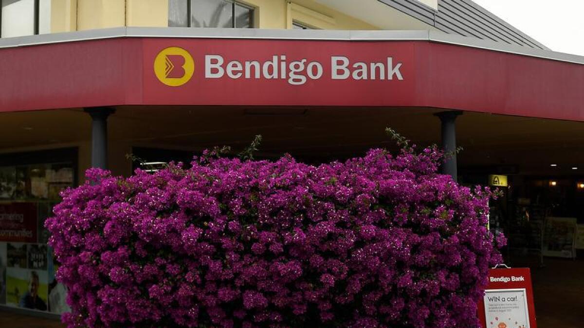 A Bendigo Bank branch