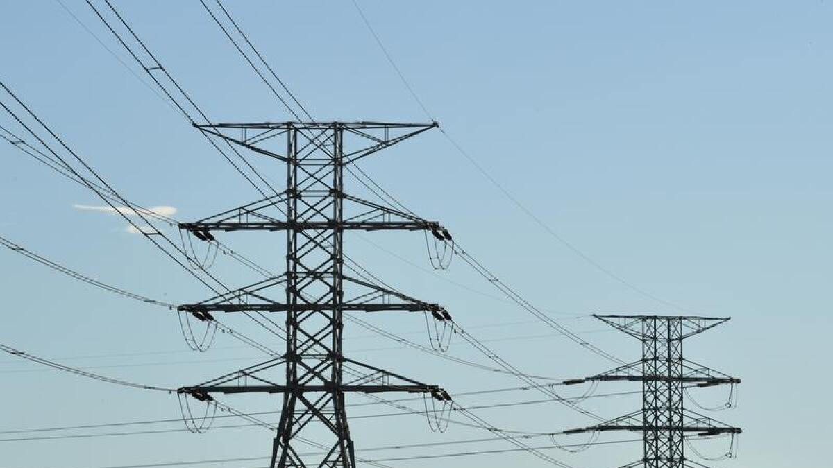 High voltage transmission lines (file image)