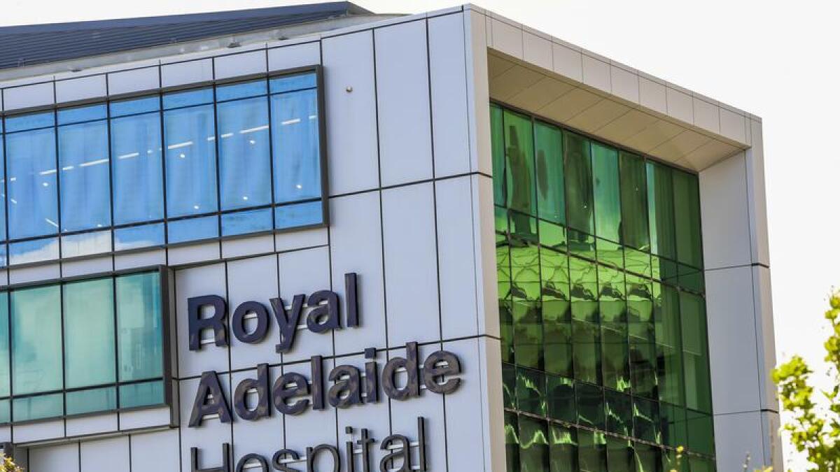 An exterior view of the Royal Adelaide Hospital (file image)