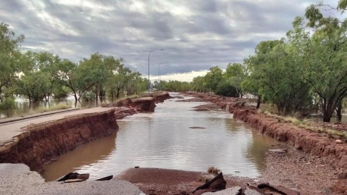 The highway at Fitzroy Crossing