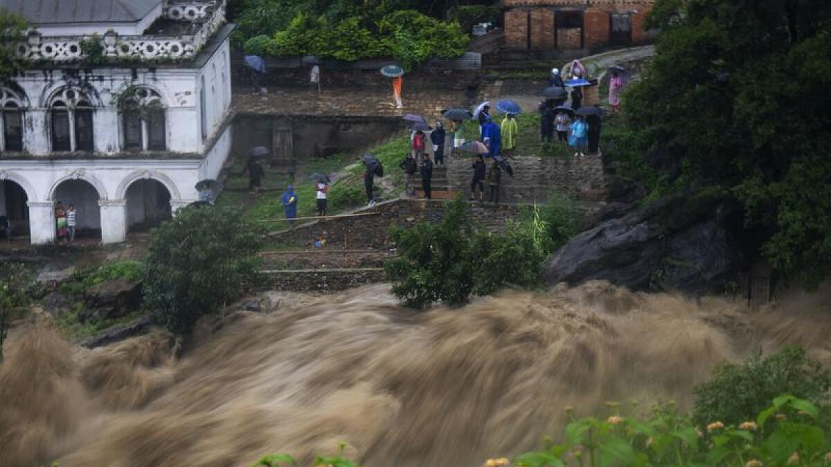 Monsoon rain in Nepal
