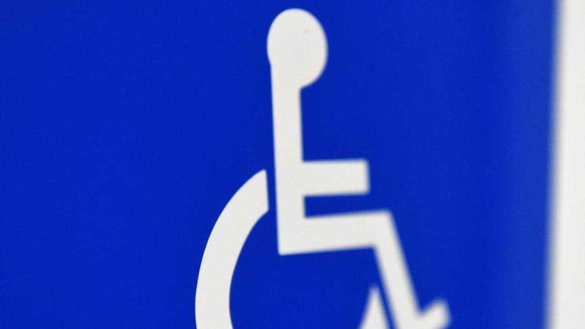 A disability sign