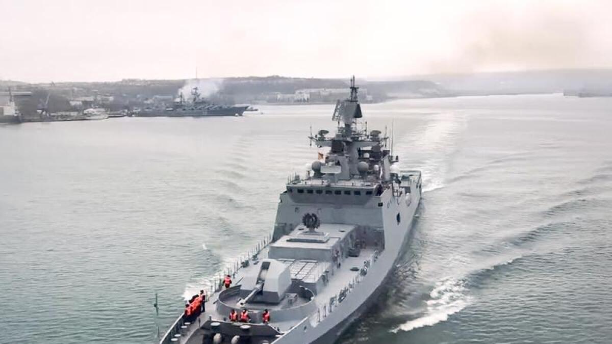 Russian warship Admiral Essen