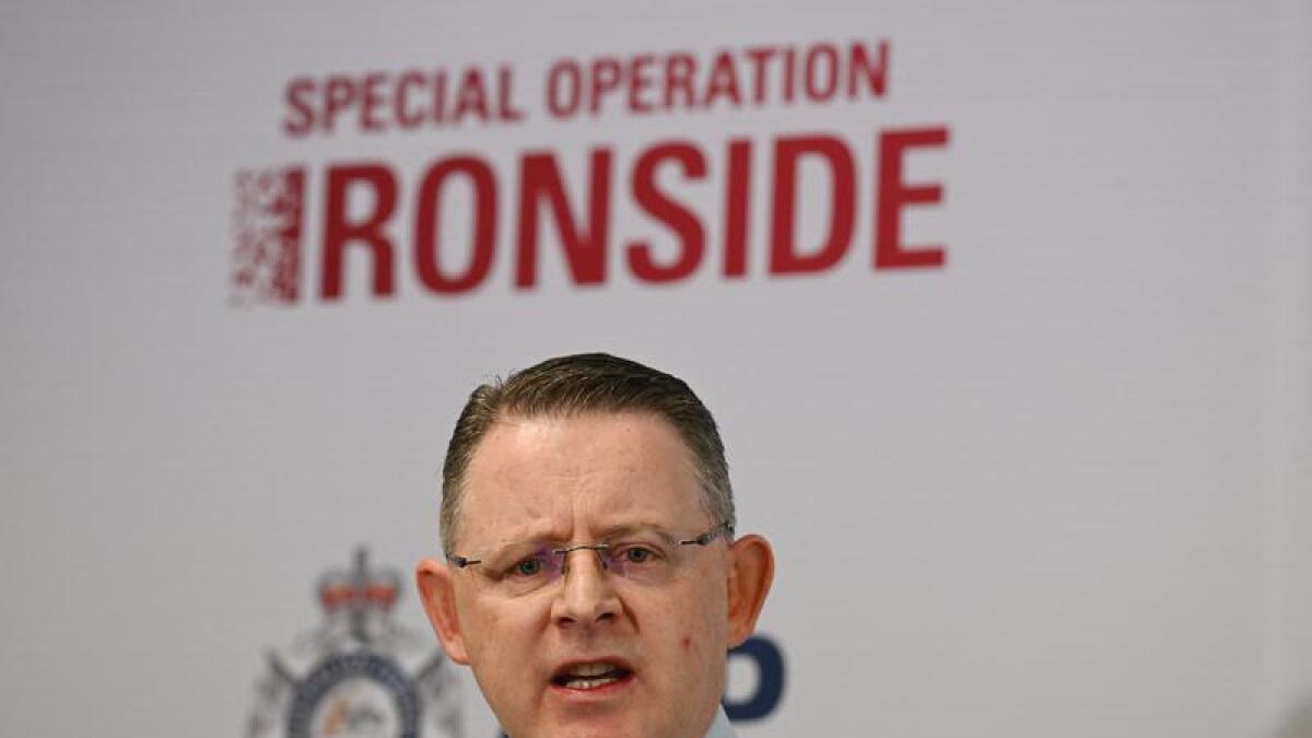 Australian Federal Police (AFP) Assistant Commissioner Nigel Ryan.