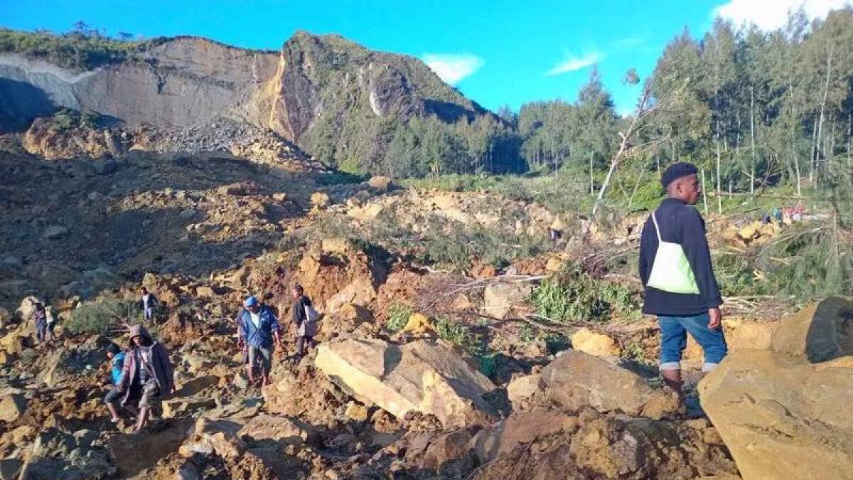 Landslide in PNG
