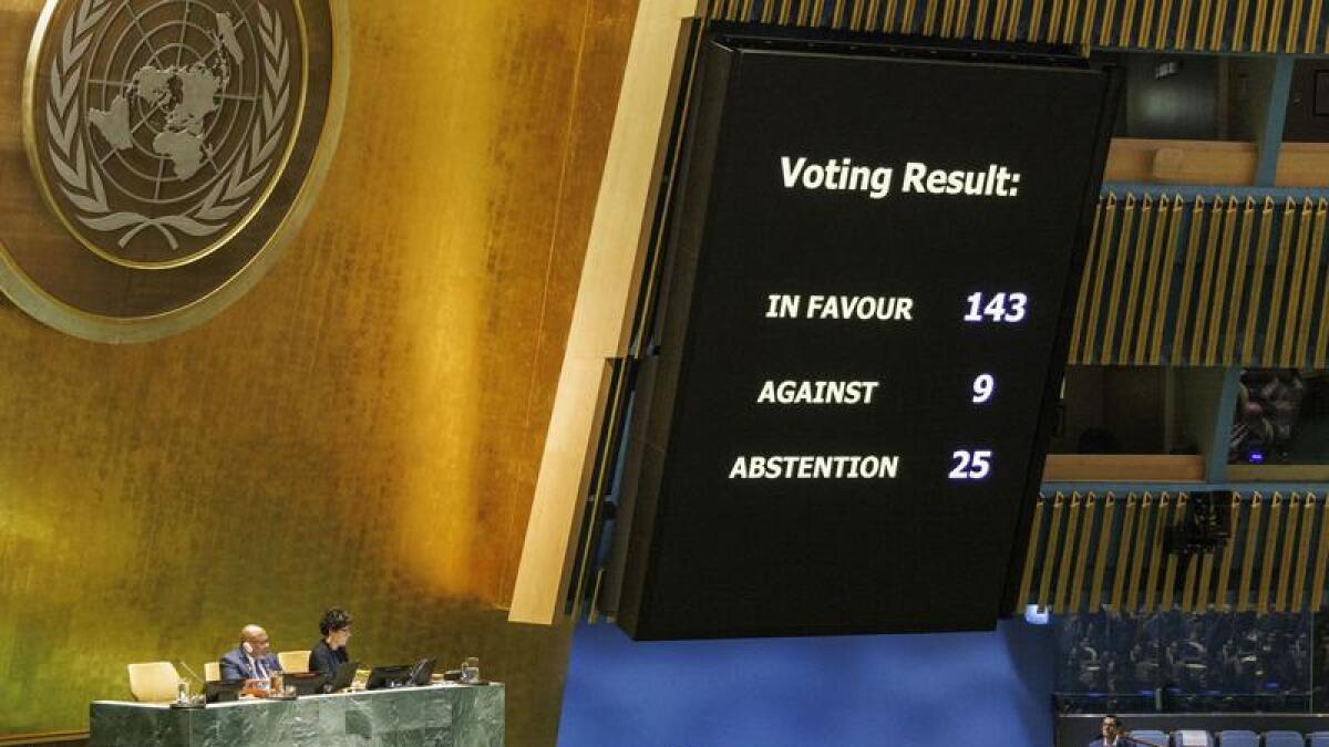 UN backs Palestine's bid for membership