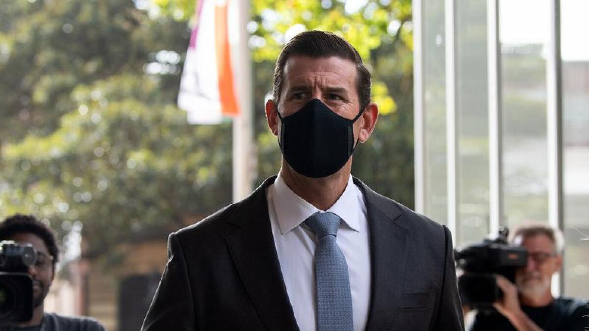 Ben Roberts-Smith arrives at the Federal Court in Sydney