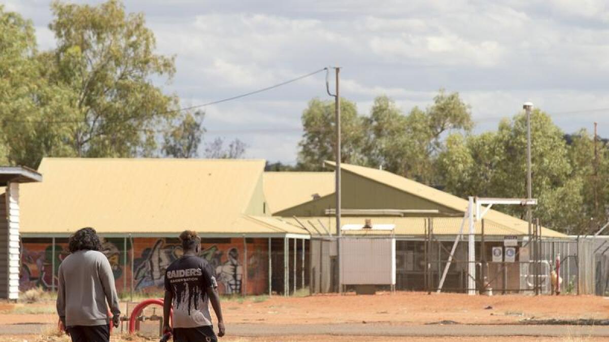 A file photo from Yuendumu, northwest of Alice Springs