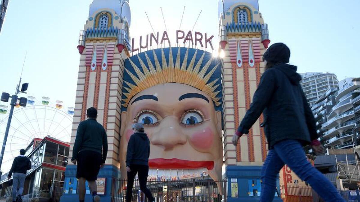 The entrance to Luna park (file image)