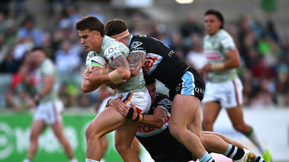 Chevy Stewart of the Canberra Raiders.