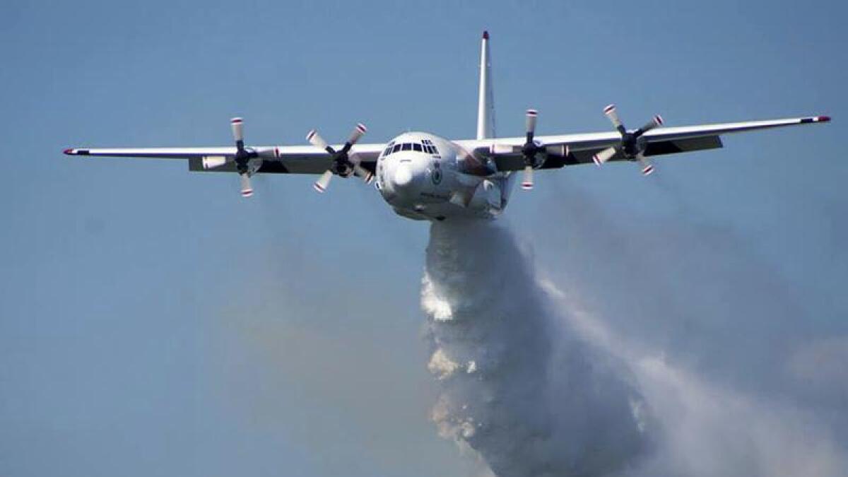 A fire fighting plane (file image)