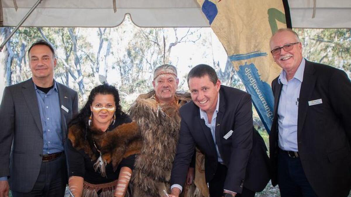 The Dja Dja Wurrung people and Agnico Eagle sign the mining agreement