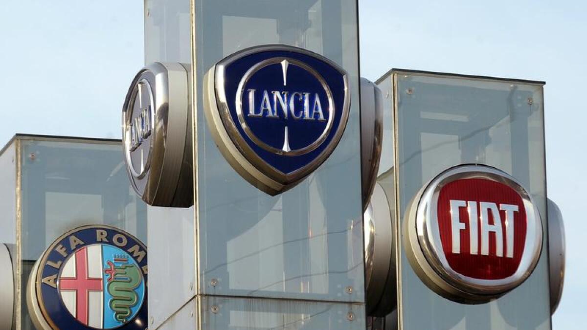 Fiat, Lancia and Alfa Romeo logos