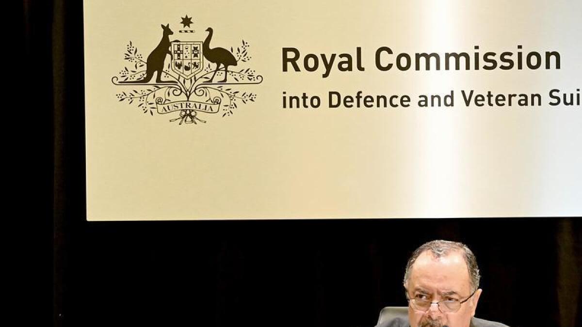Commissioner Nick Kaldas at the inquiry into ADF related suicide