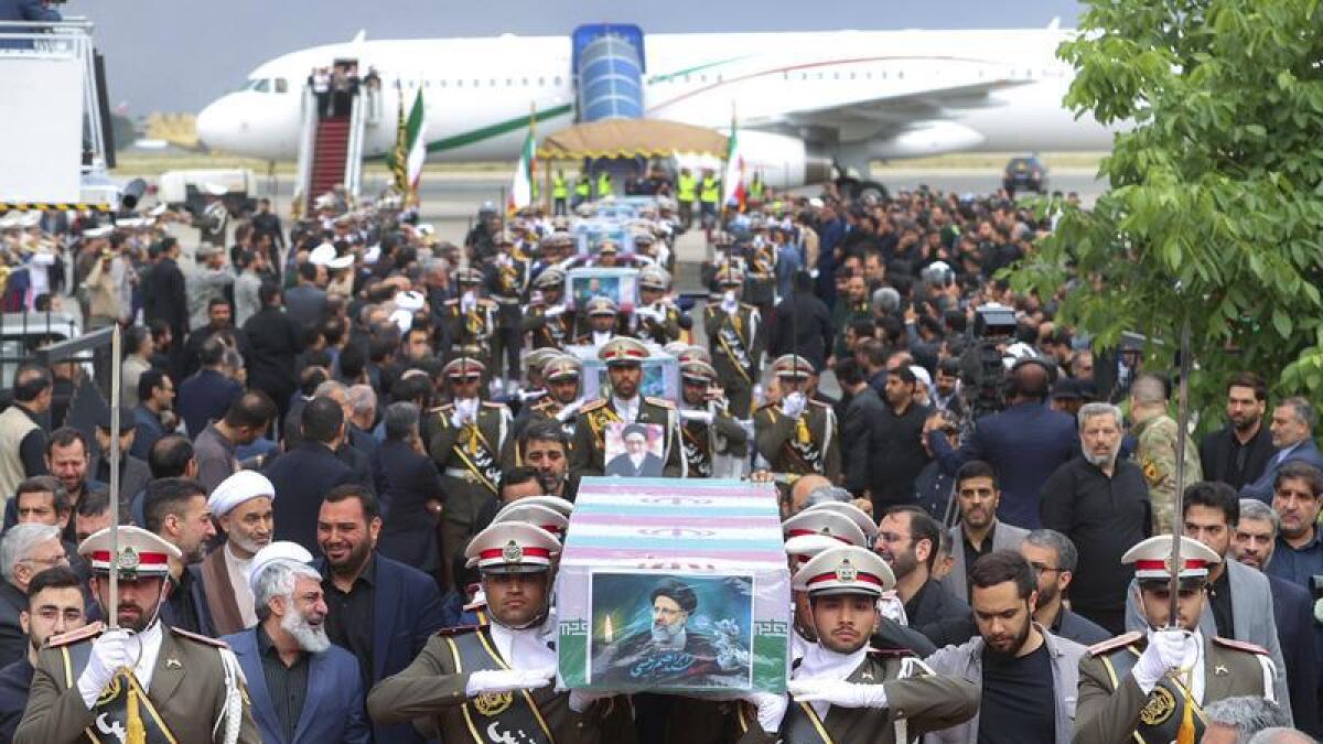 Funeral of Iranian President Ebrahim Raisi.