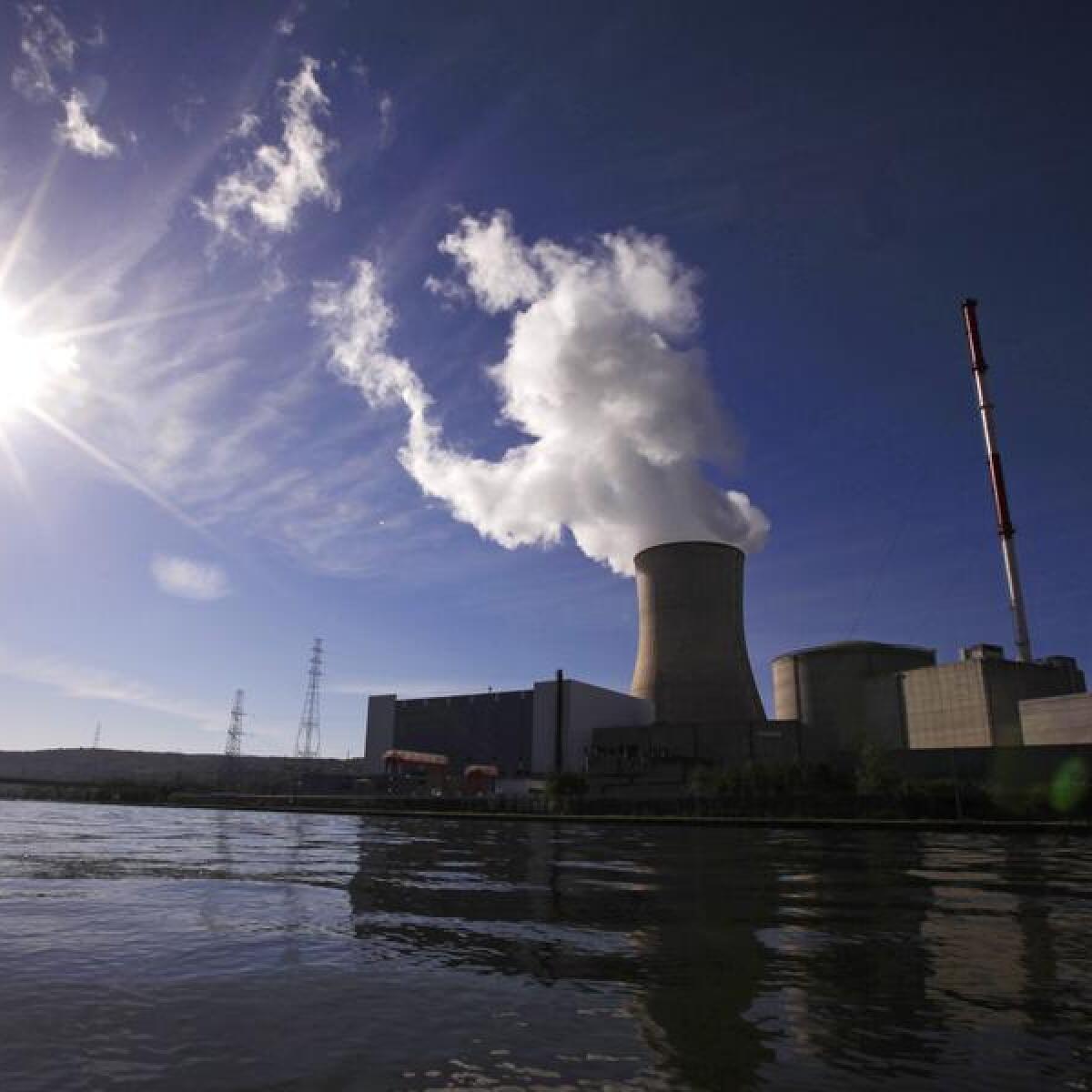 Electabel GDF Suez nuclear power plant in Tihange, Belgium