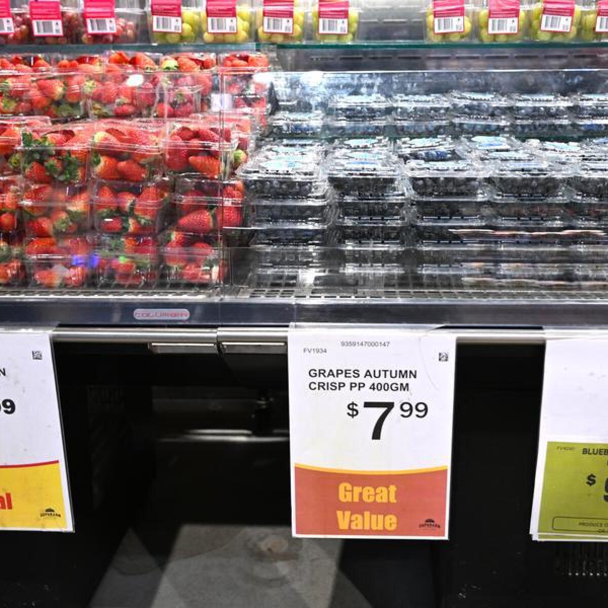 Rising supermarket prices