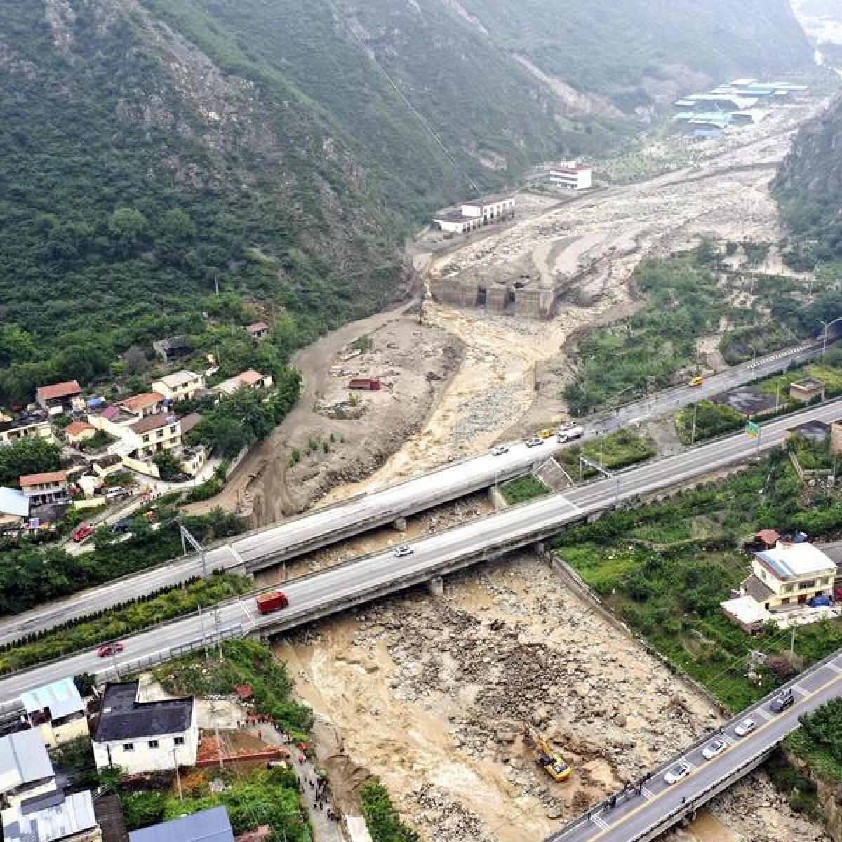 China landslides