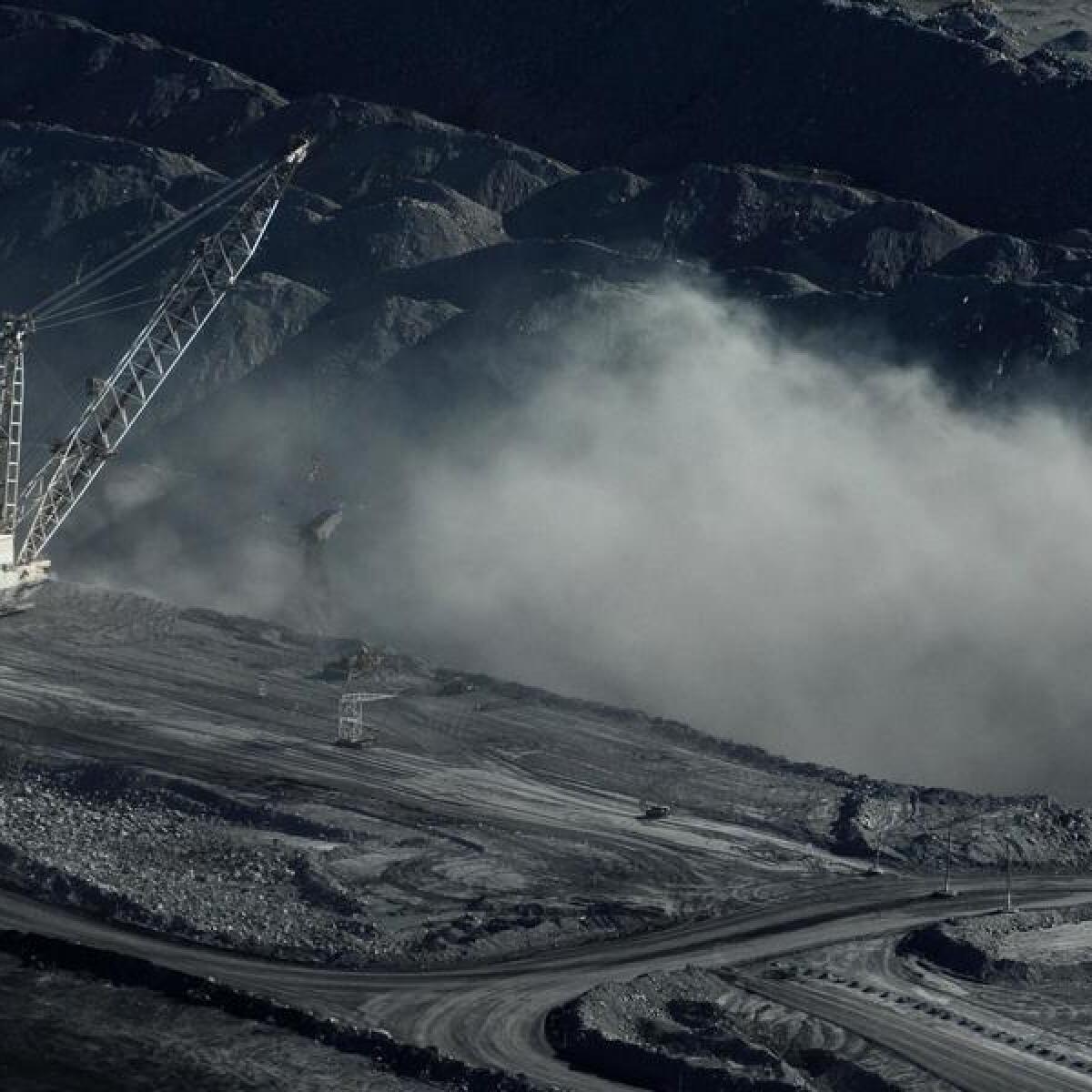 Open cut coal mine in Hunter Valley (file image)