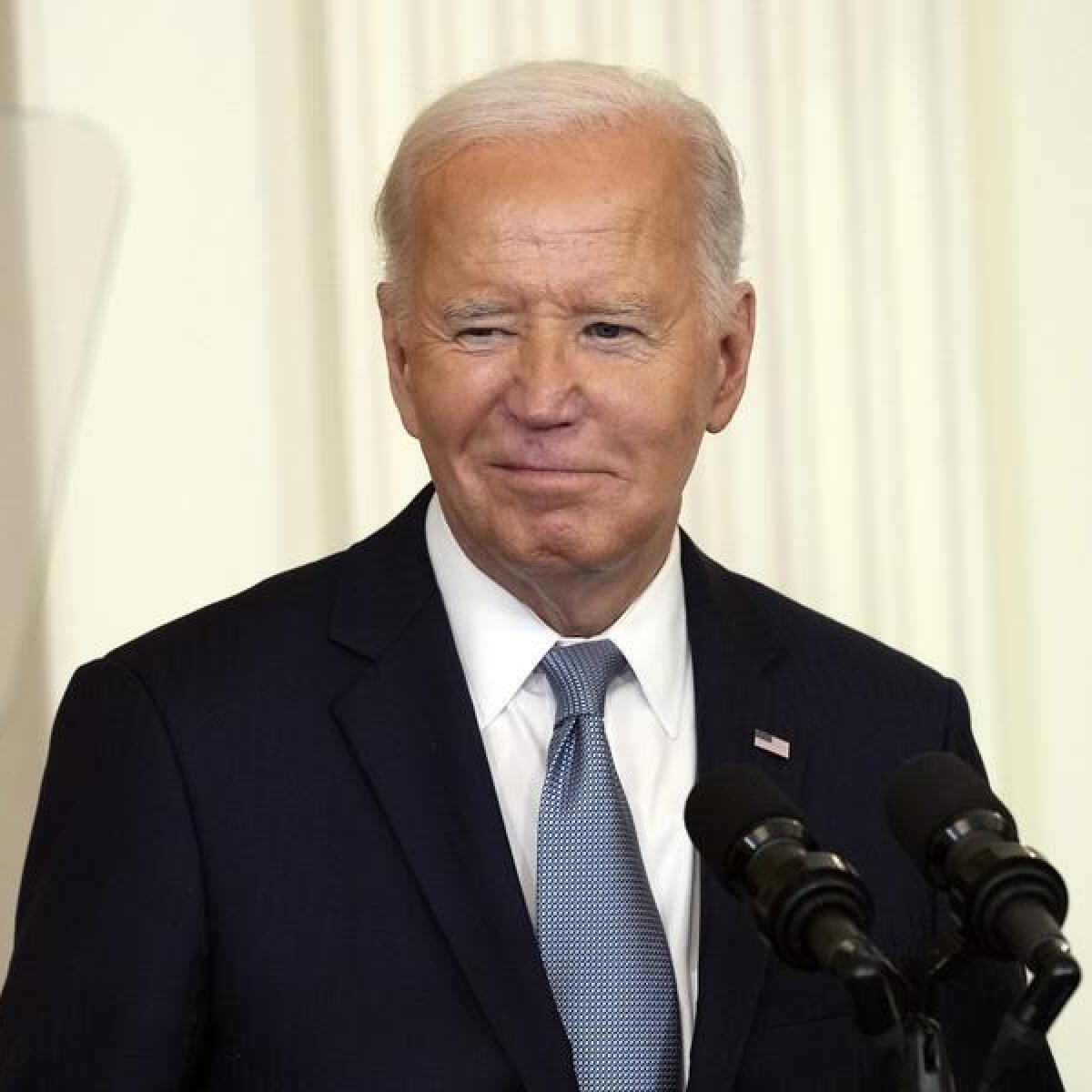 President Joe Biden at the White House