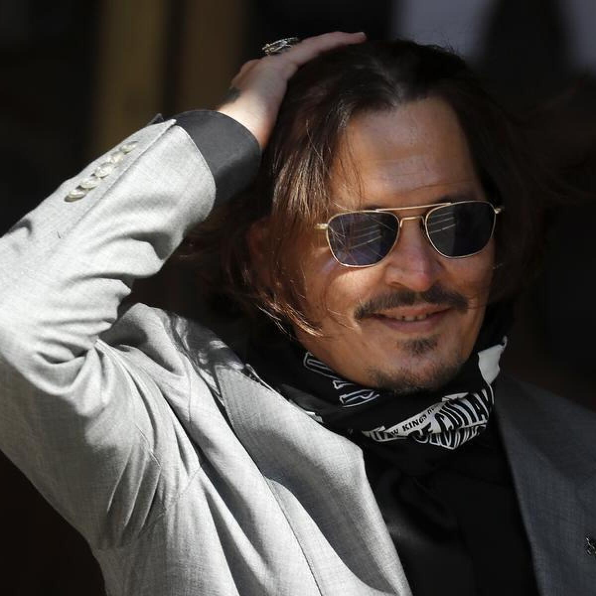 A file photo of Johnny Depp 