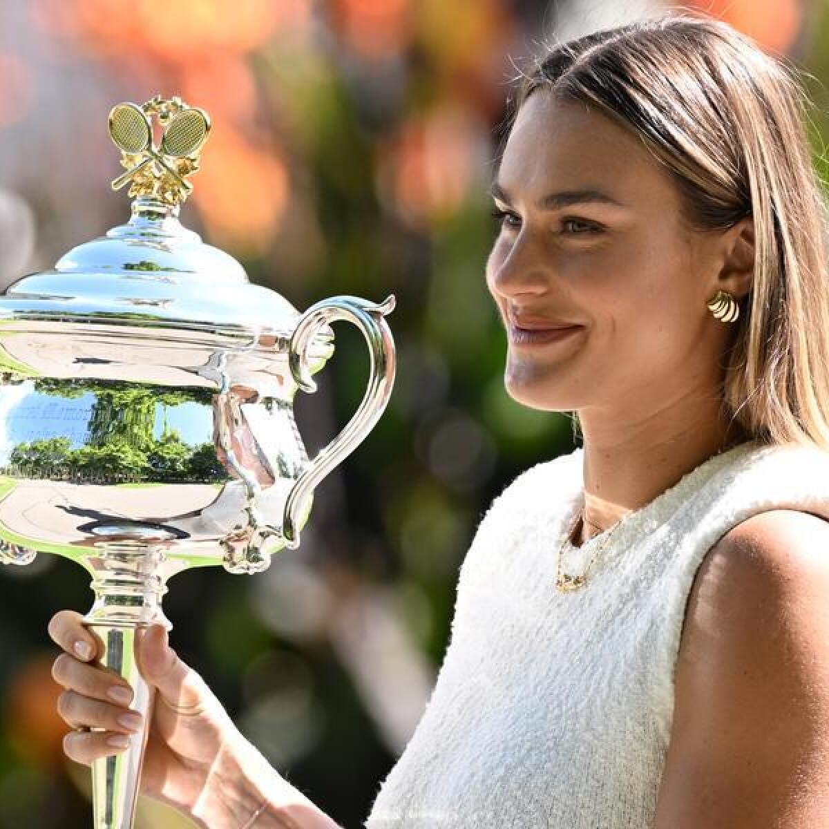 Australian Open champion Aryna Sabalenka.