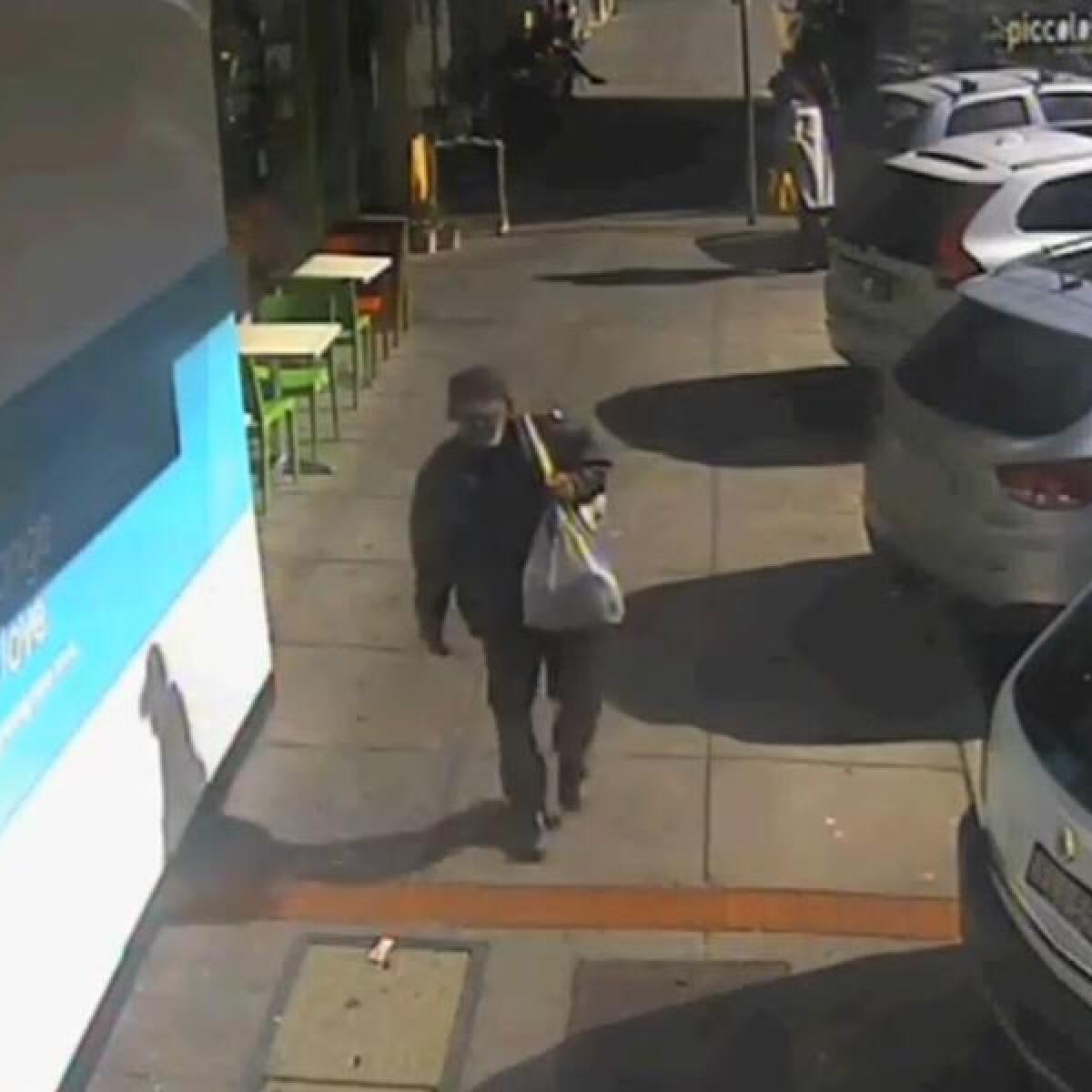 CCTV footage of Reginald Mullaly (file image)