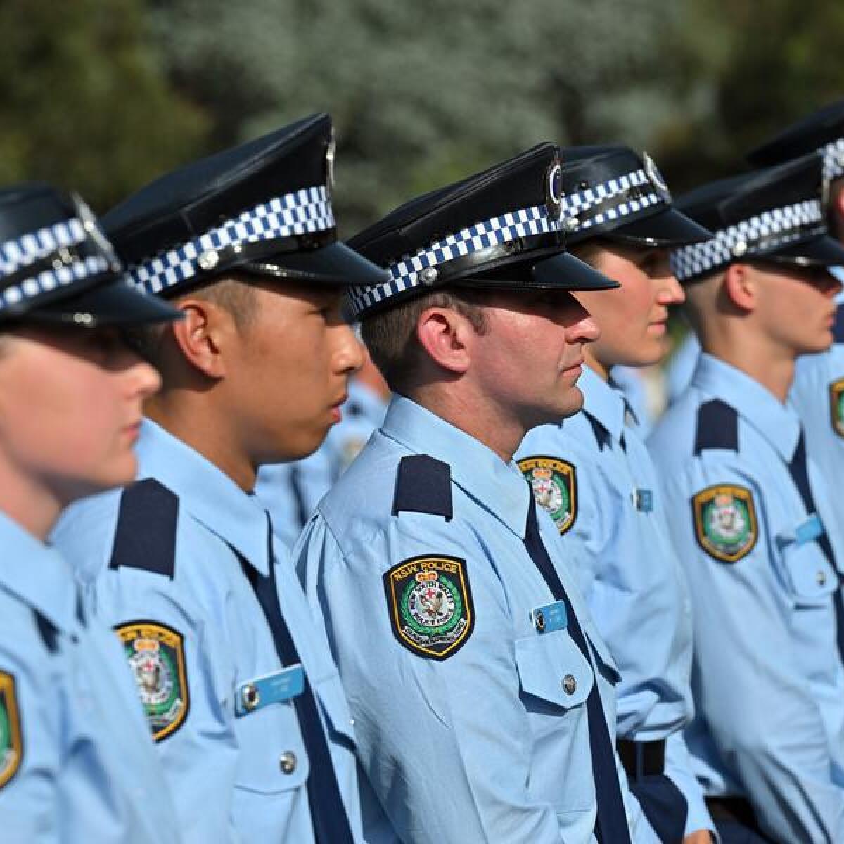 NSW Police cadets.