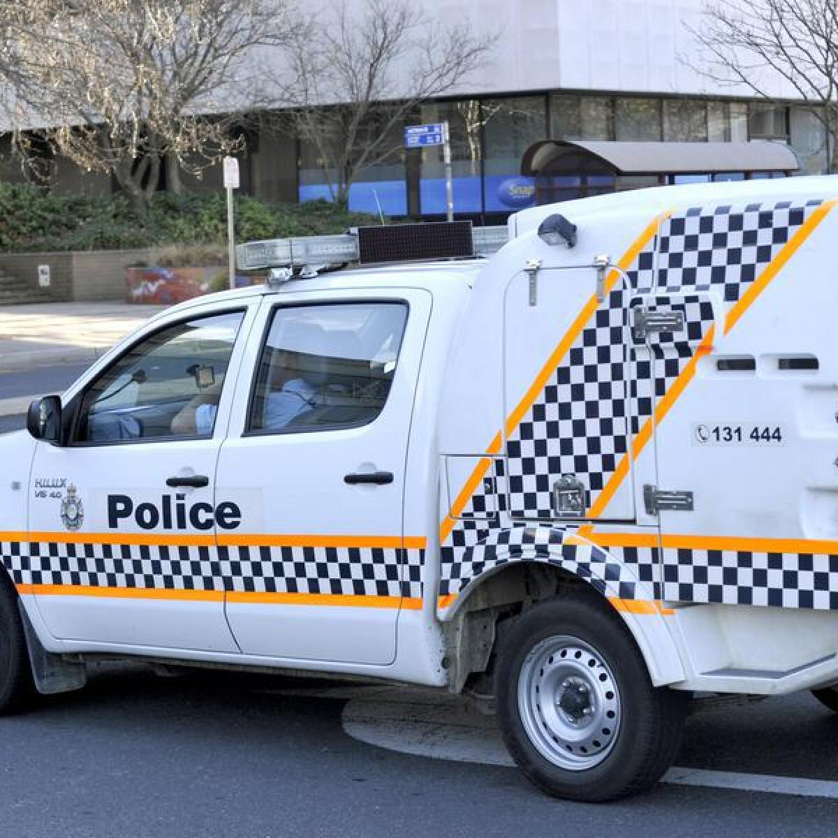 ACT Police vehicles in Canberra,