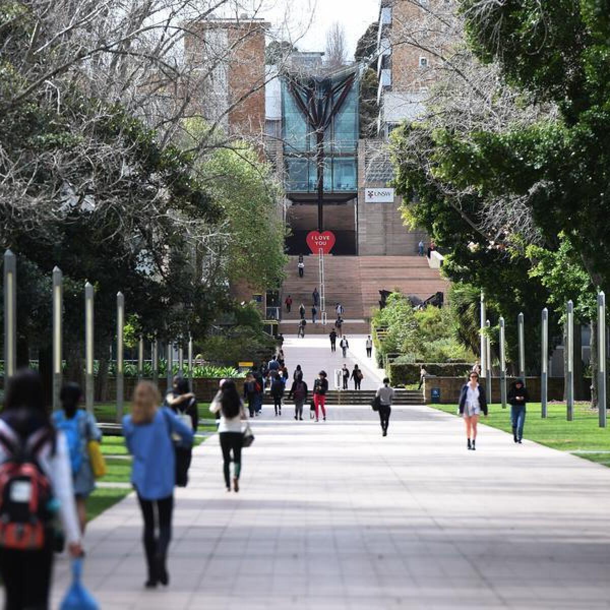 A file photo of the University of New South Wales