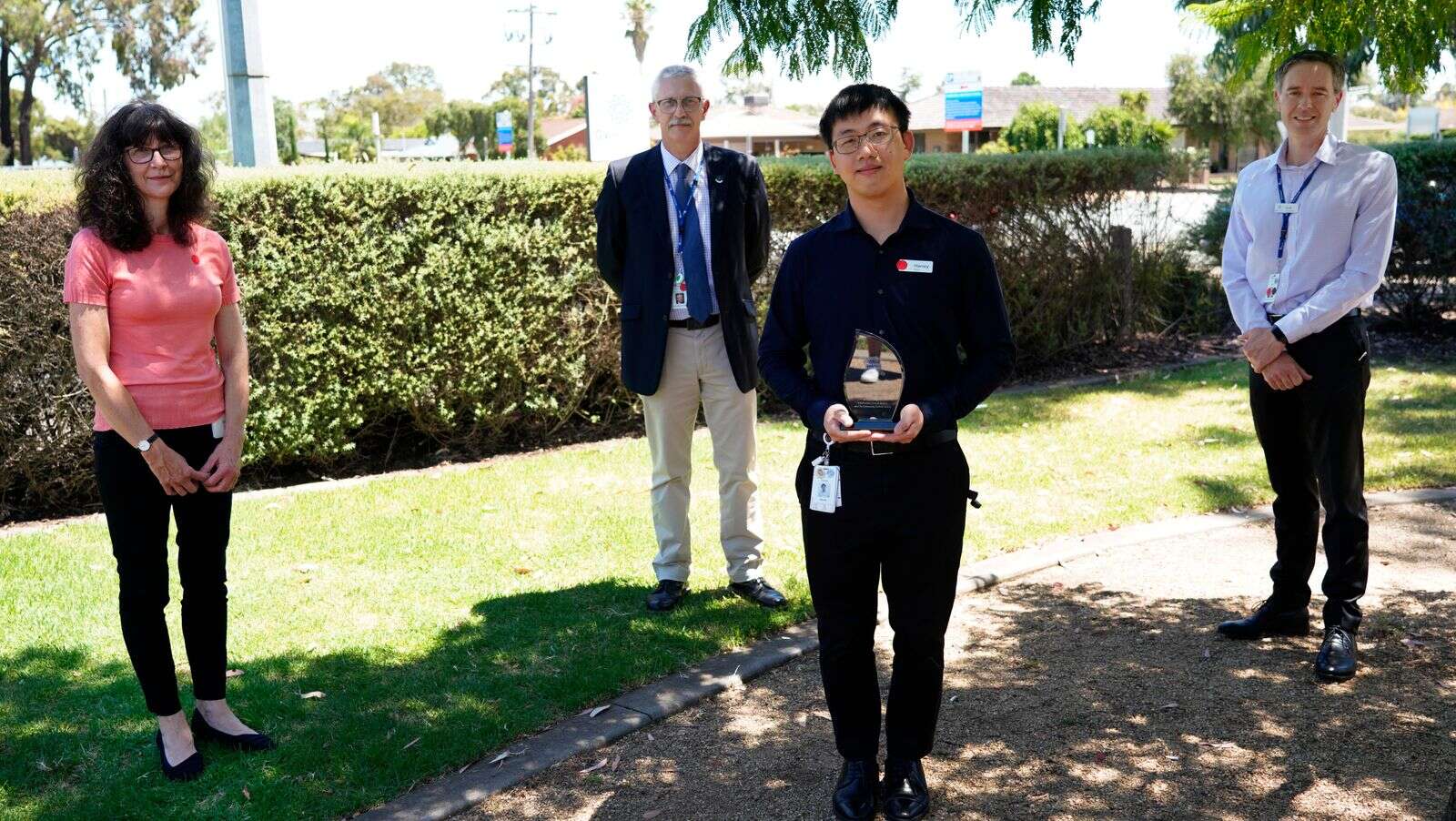 GV Health intern Harvey Chong helping improve patient care