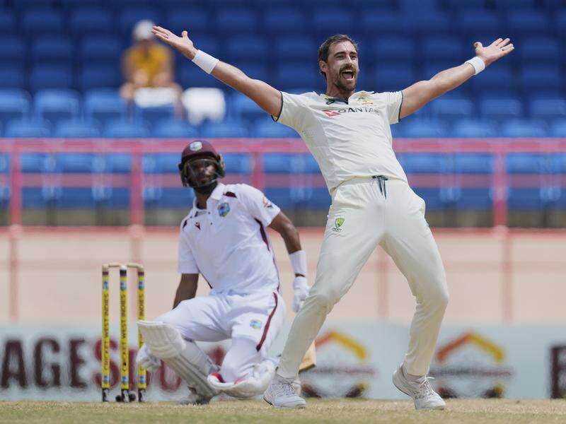 Australian onslaught blows away Windies in second Test