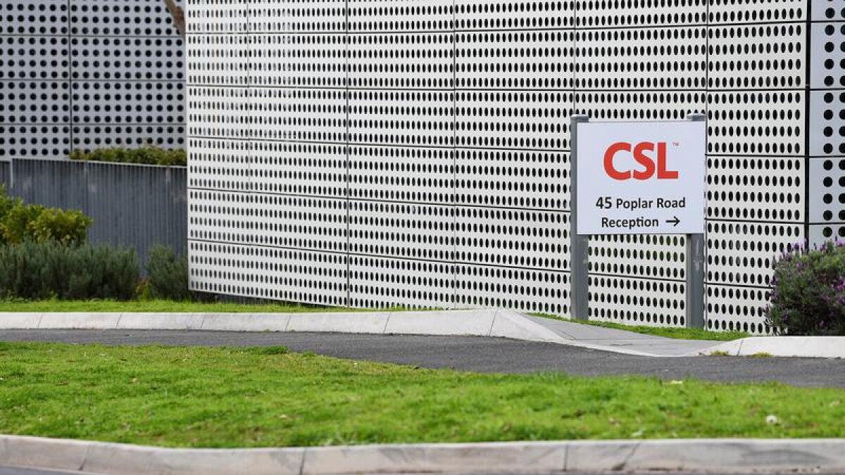 CSL signage in Melbourne